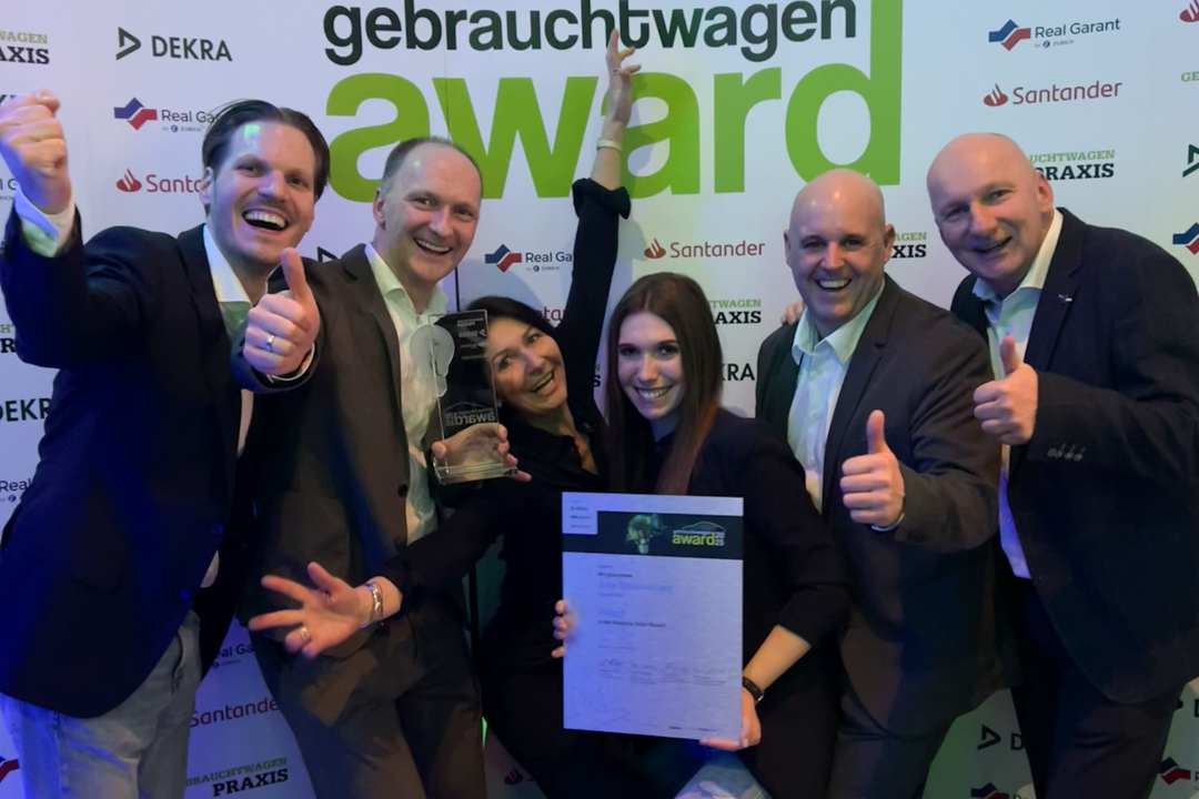 Platz 1 beim Gebrauchtwagen Award 2025 Platz 1 beim Gebrauchtwagen Award 2025